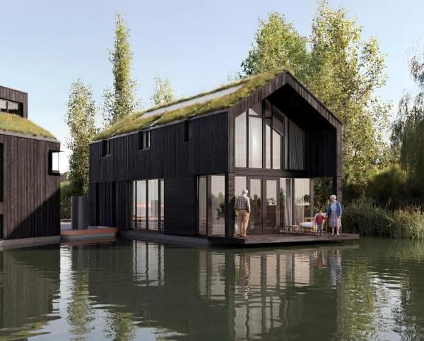 Drijvende woning Type C van Wonen in 't Blauw