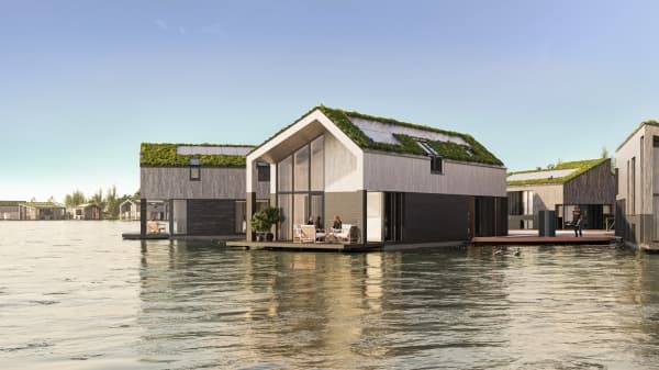 Drijvende woning Type D van Wonen in 't Blauw