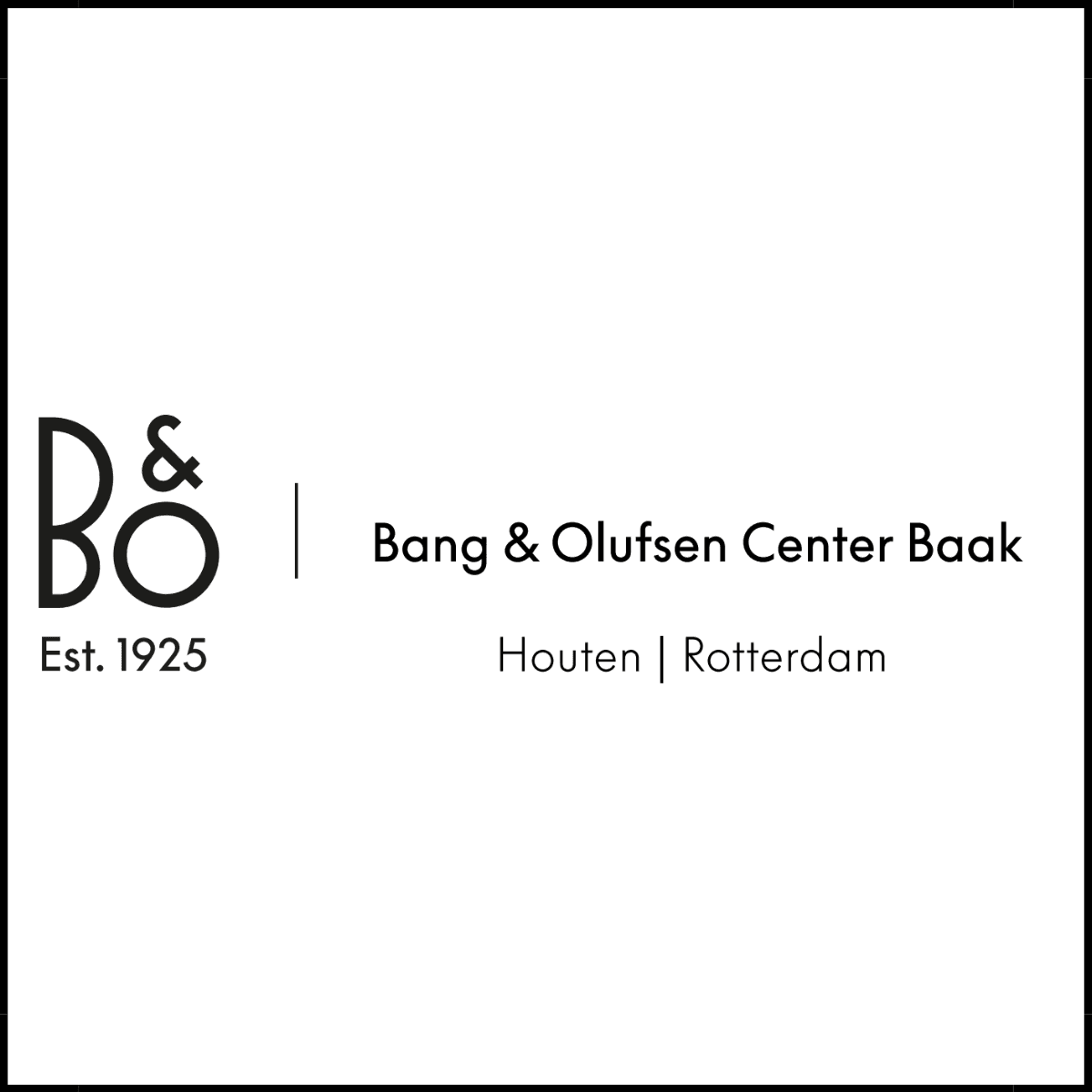 Bang & Olufsen Center Baak logo