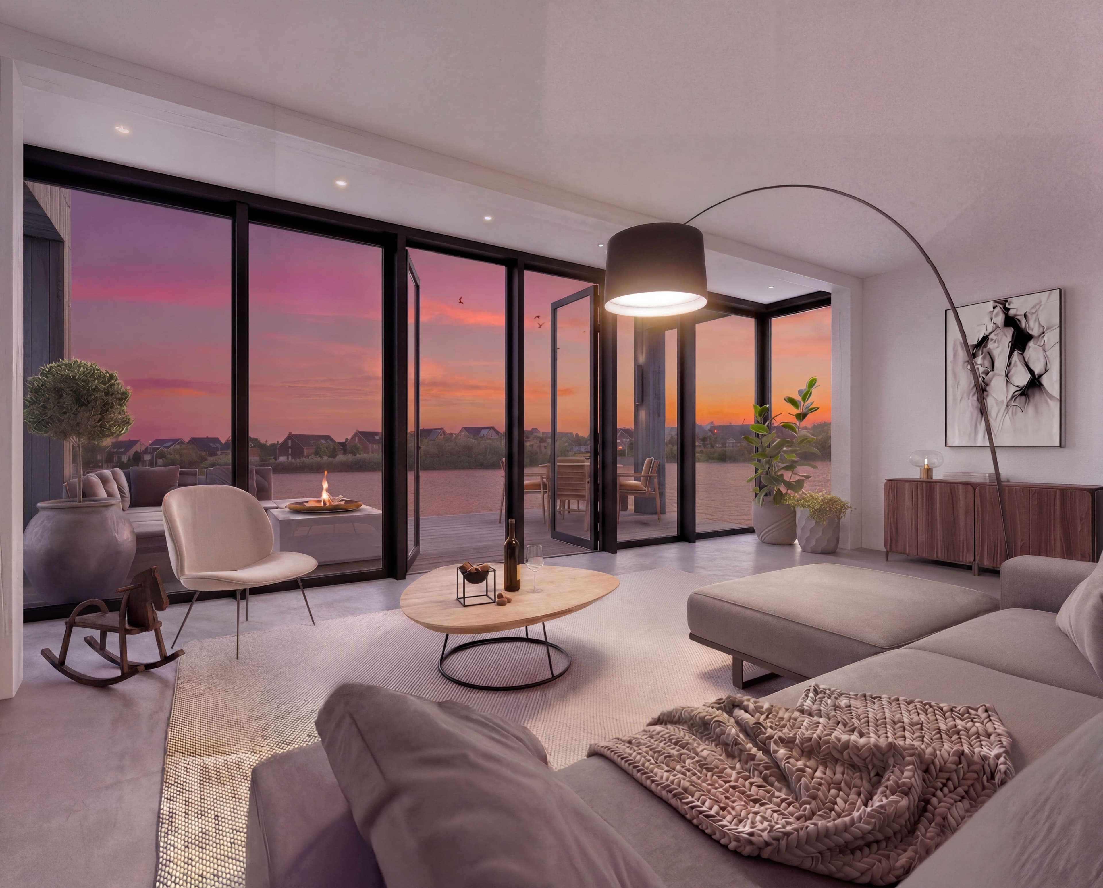 Contemporary luxury interieurimpressie van Wonen in 't Blauw