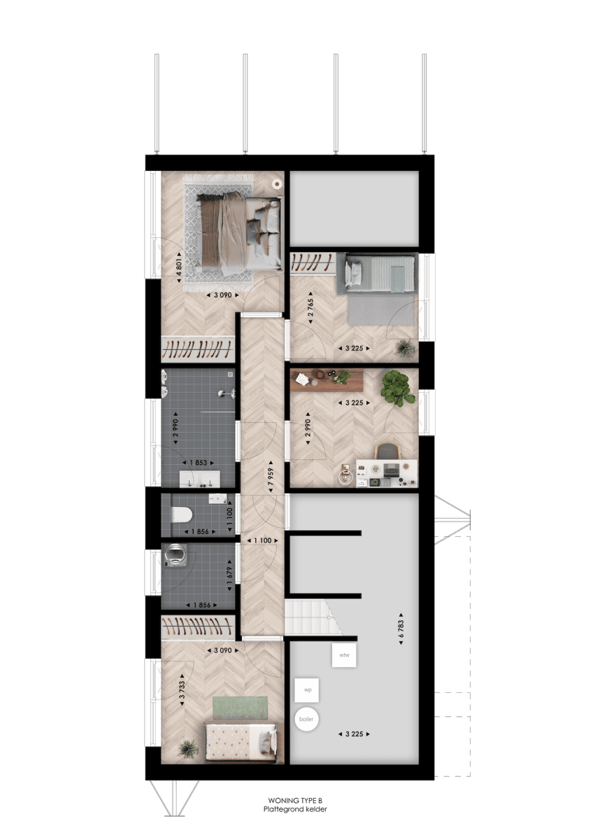Drijvende woning | type B (Bouwnr. 6)