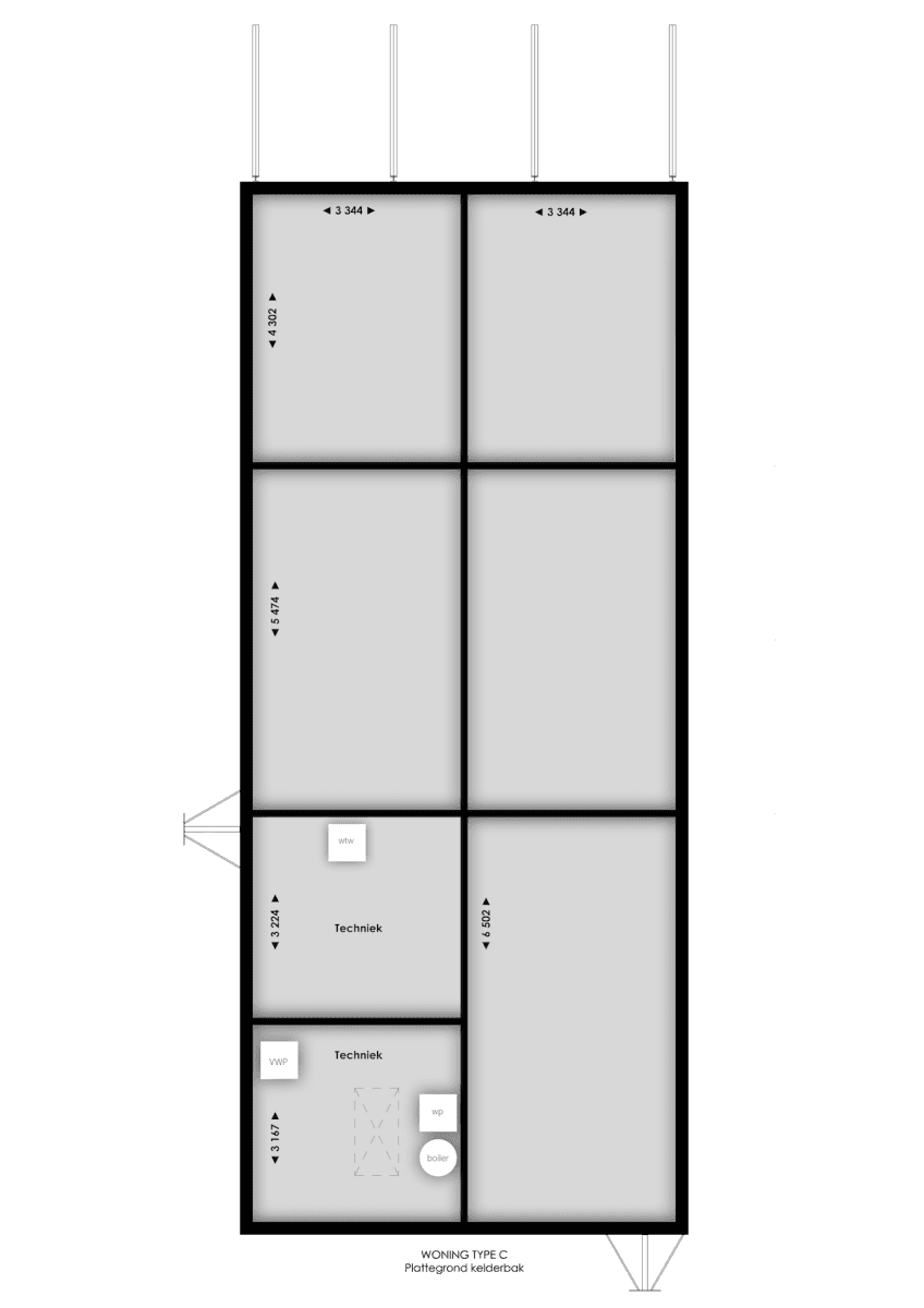Drijvende woning | type C